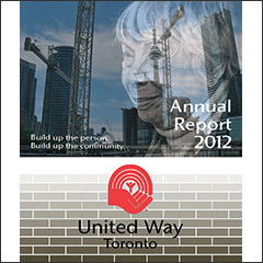 United Way annual report for InDesign class